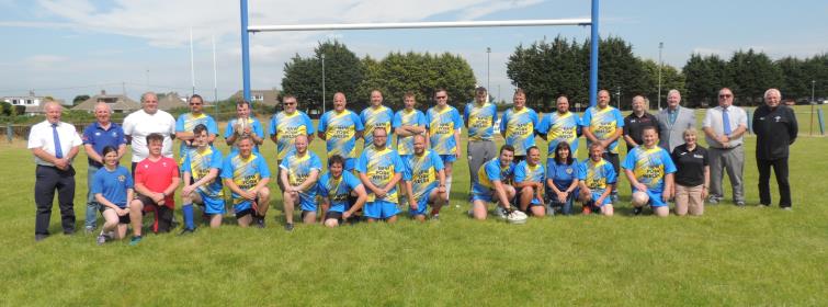 The Vikings with Haverfordwest RFC committee